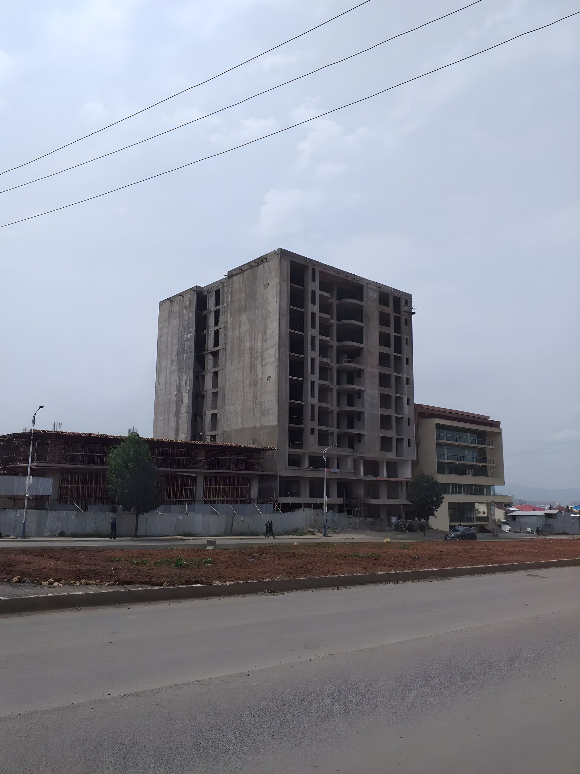 Imperial mixed-use building, two basements and ground plus ten floors